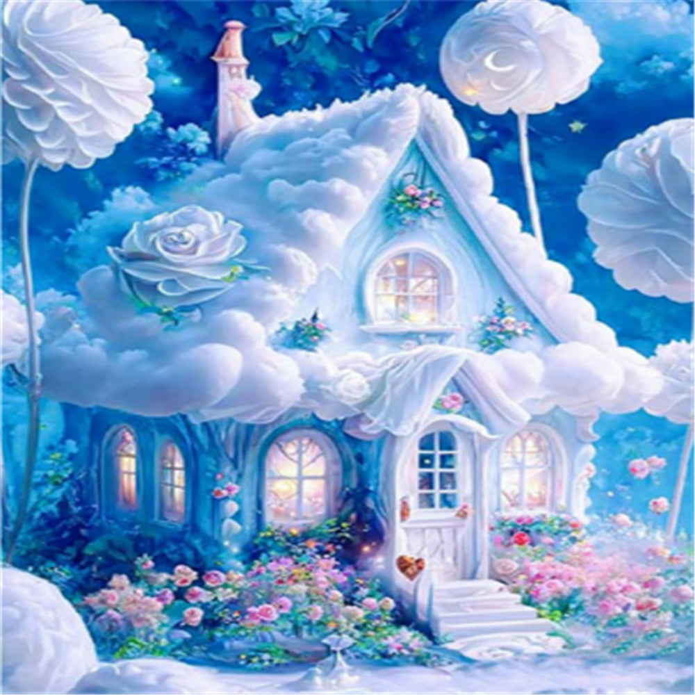 Diamond Painting - Full Square - White Hut (30*40CM)