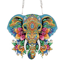 Load image into Gallery viewer, Acrylic Special Shape Animals Diamond Painting Ornaments for Garden Window Decor
