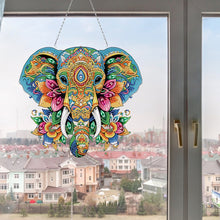 Load image into Gallery viewer, Acrylic Special Shape Animals Diamond Painting Ornaments for Garden Window Decor
