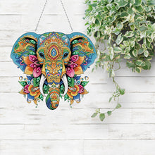 Load image into Gallery viewer, Acrylic Special Shape Animals Diamond Painting Ornaments for Garden Window Decor
