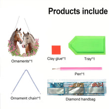 Load image into Gallery viewer, Acrylic Special Shape Animals Diamond Painting Ornaments for Garden Window Decor
