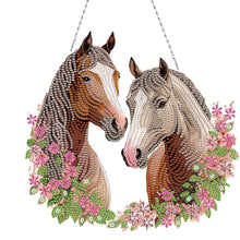 Load image into Gallery viewer, Acrylic Special Shape Animals Diamond Painting Ornaments for Garden Window Decor
