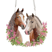 Load image into Gallery viewer, Acrylic Special Shape Animals Diamond Painting Ornaments for Garden Window Decor
