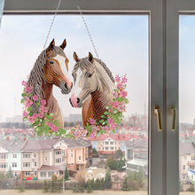 Load image into Gallery viewer, Acrylic Special Shape Animals Diamond Painting Ornaments for Garden Window Decor

