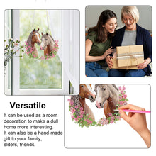 Load image into Gallery viewer, Acrylic Special Shape Animals Diamond Painting Ornaments for Garden Window Decor

