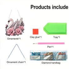Load image into Gallery viewer, Acrylic Special Shape Animals Diamond Painting Ornaments for Garden Window Decor
