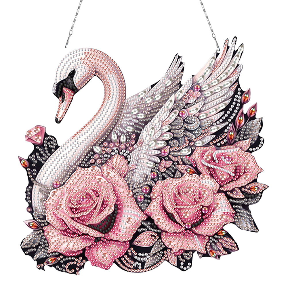 Acrylic Special Shape Animals Diamond Painting Ornaments for Garden Window Decor