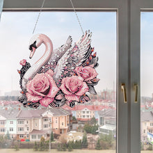 Load image into Gallery viewer, Acrylic Special Shape Animals Diamond Painting Ornaments for Garden Window Decor
