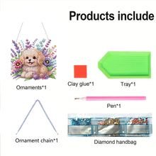 Load image into Gallery viewer, Acrylic Special Shape Animals Diamond Painting Ornaments for Garden Window Decor
