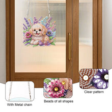 Load image into Gallery viewer, Acrylic Special Shape Animals Diamond Painting Ornaments for Garden Window Decor
