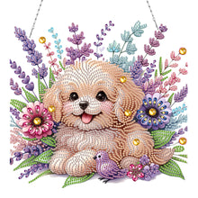Load image into Gallery viewer, Acrylic Special Shape Animals Diamond Painting Ornaments for Garden Window Decor
