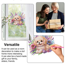 Load image into Gallery viewer, Acrylic Special Shape Animals Diamond Painting Ornaments for Garden Window Decor

