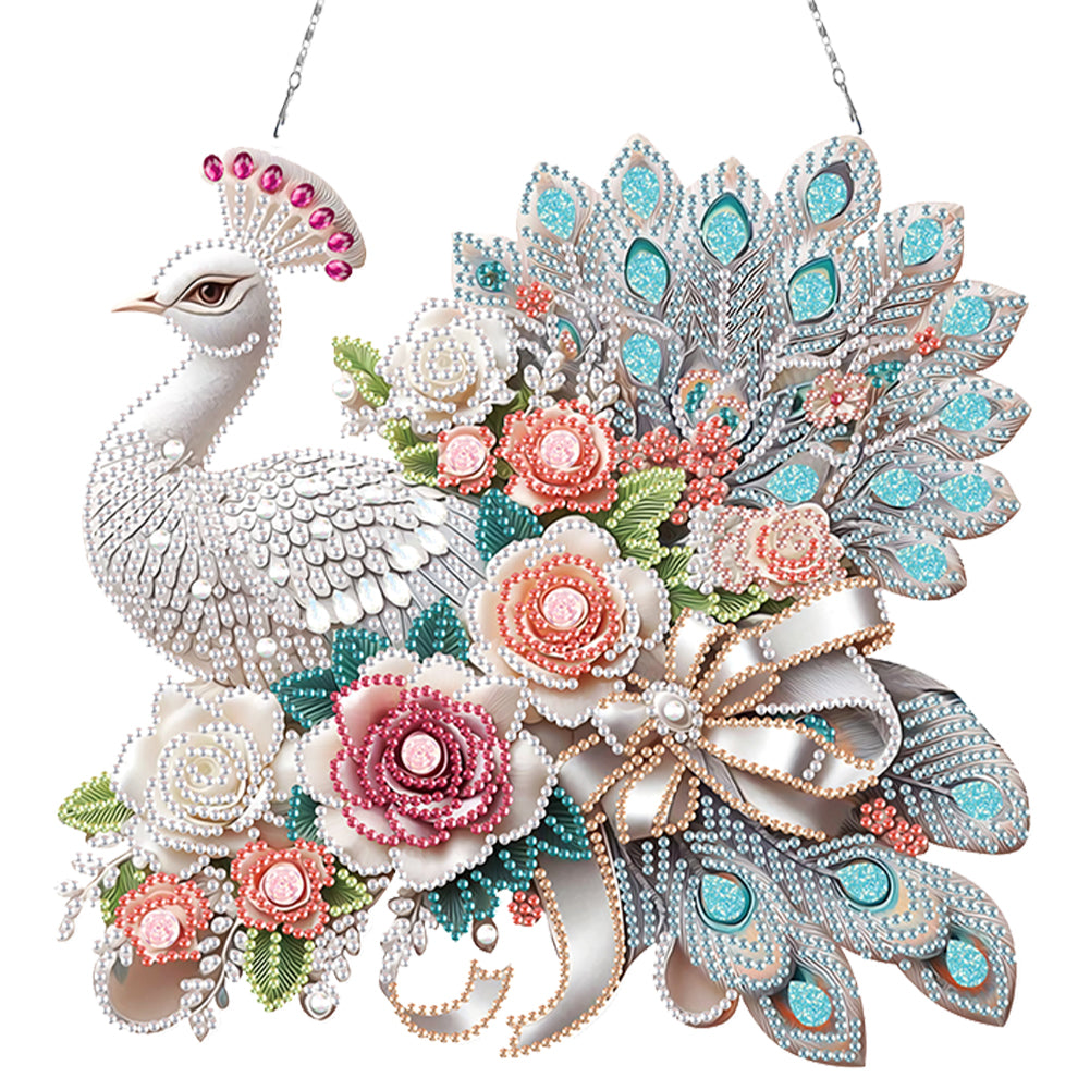 Acrylic Special Shape Animals Diamond Painting Ornaments for Garden Window Decor
