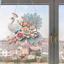 Load image into Gallery viewer, Acrylic Special Shape Animals Diamond Painting Ornaments for Garden Window Decor
