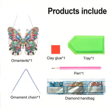 Load image into Gallery viewer, Acrylic Special Shape Animals Diamond Painting Ornaments for Garden Window Decor
