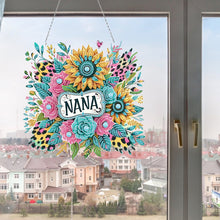 Load image into Gallery viewer, Acrylic Special Shape Animals Diamond Painting Ornaments for Garden Window Decor
