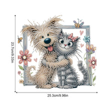 Load image into Gallery viewer, Acrylic Special Shape Animals Diamond Painting Ornaments for Garden Window Decor

