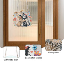Load image into Gallery viewer, Acrylic Special Shape Animals Diamond Painting Ornaments for Garden Window Decor
