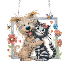 Load image into Gallery viewer, Acrylic Special Shape Animals Diamond Painting Ornaments for Garden Window Decor
