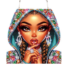 Load image into Gallery viewer, Acrylic Special Shape Animals Diamond Painting Ornaments for Garden Window Decor

