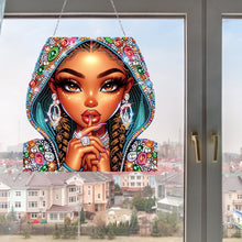Load image into Gallery viewer, Acrylic Special Shape Animals Diamond Painting Ornaments for Garden Window Decor
