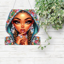 Load image into Gallery viewer, Acrylic Special Shape Animals Diamond Painting Ornaments for Garden Window Decor
