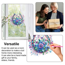Load image into Gallery viewer, Acrylic Special Shape Animals Diamond Painting Ornaments for Garden Window Decor
