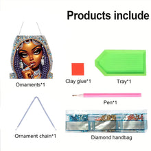 Load image into Gallery viewer, Acrylic Special Shape Animals Diamond Painting Ornaments for Garden Window Decor
