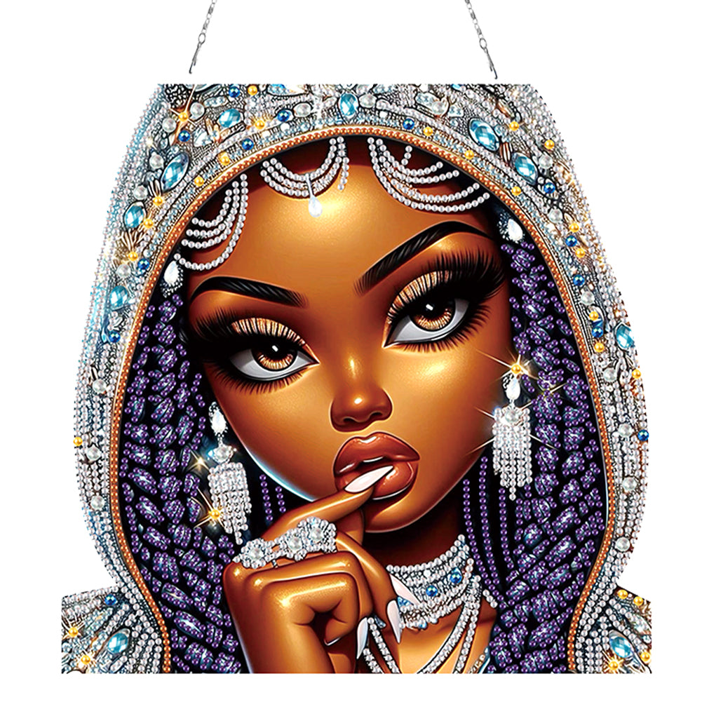 Acrylic Special Shape Animals Diamond Painting Ornaments for Garden Window Decor