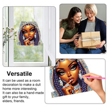 Load image into Gallery viewer, Acrylic Special Shape Animals Diamond Painting Ornaments for Garden Window Decor
