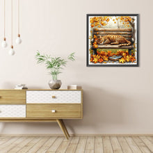 Load image into Gallery viewer, AB Diamond Painting - Full Round - Autumn Kitten (40*40CM)
