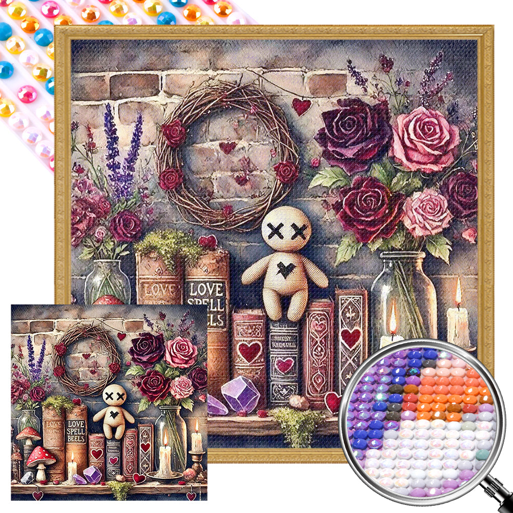 AB Diamond Painting - Full Round - Love Spell (40*40CM)