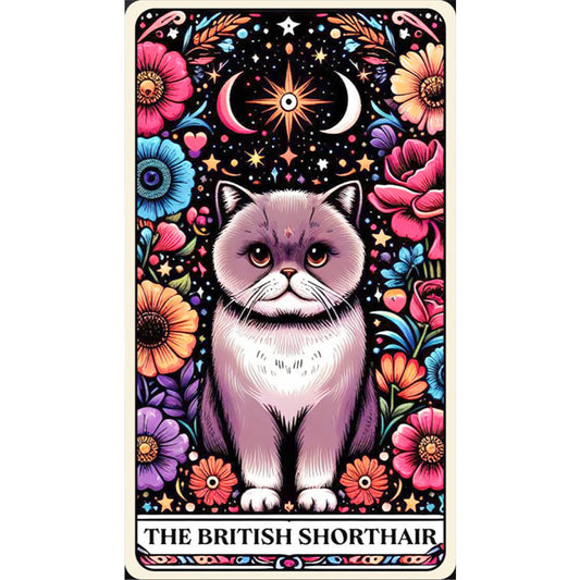 AB Diamond Painting - Full Round - British Shorthair Cat (40*70CM)