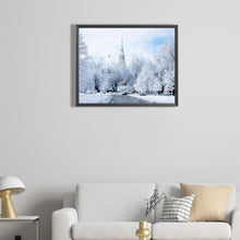 Load image into Gallery viewer, AB Diamond Painting - Full Round - Snowy Scenery (50*40CM)
