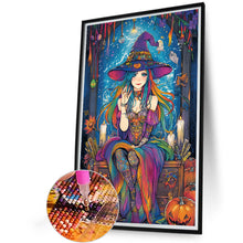 Load image into Gallery viewer, AB Diamond Painting - Full Round - Magic Witch (40*60CM)
