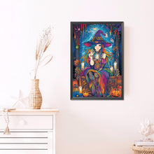 Load image into Gallery viewer, AB Diamond Painting - Full Round - Magic Witch (40*60CM)
