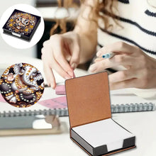 Load image into Gallery viewer, Leather 5D Diamond Painting Kit Note Box DIY Diamond Art Notepad Box (A)
