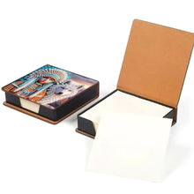 Load image into Gallery viewer, Leather 5D Diamond Painting Kit Note Box DIY Diamond Art Notepad Box (C)
