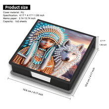 Load image into Gallery viewer, Leather 5D Diamond Painting Kit Note Box DIY Diamond Art Notepad Box (C)
