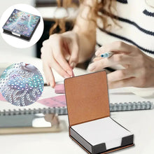Load image into Gallery viewer, Leather 5D Diamond Painting Kit Note Box DIY Diamond Art Notepad Box (F)
