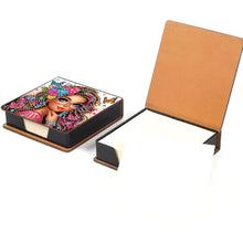 Load image into Gallery viewer, Wooden Diamond Painting Kit Note Box with 160 Sheets Diamond Art Notepad Box (I)
