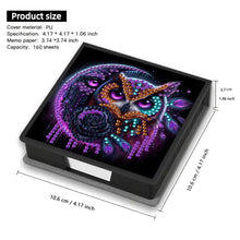 Load image into Gallery viewer, Wooden Diamond Painting Kit Note Box with 160 Sheets Diamond Art Notepad Box (J)
