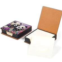 Load image into Gallery viewer, Wooden Diamond Painting Kit Note Box with 160 Sheets Diamond Art Notepad Box (K)
