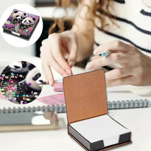 Load image into Gallery viewer, Wooden Diamond Painting Kit Note Box with 160 Sheets Diamond Art Notepad Box (K)
