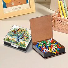 Load image into Gallery viewer, Wooden Diamond Painting Kit Note Box with 160 Sheets Diamond Art Notepad Box (L)
