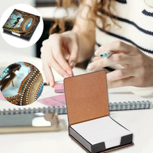 Load image into Gallery viewer, Wooden Diamond Painting Kit Note Box with 160 Sheets Diamond Art Notepad Box (M)
