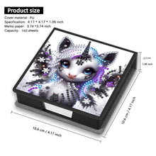 Load image into Gallery viewer, Wooden Diamond Painting Kit Note Box with 160 Sheets Diamond Art Notepad Box (N)
