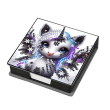 Load image into Gallery viewer, Wooden Diamond Painting Kit Note Box with 160 Sheets Diamond Art Notepad Box (N)
