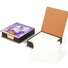 Load image into Gallery viewer, Wooden Diamond Painting Kit Note Box with 160 Sheets Diamond Art Notepad Box (O)
