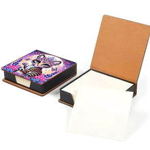 Load image into Gallery viewer, Wooden Diamond Painting Kit Note Box with 160 Sheets Diamond Art Notepad Box (P)
